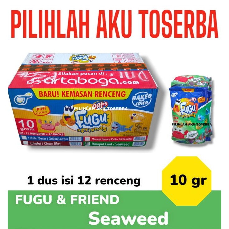

Grosir Fugu & Friends 10 Gr Seaweed / Rumput Laut - ( Harga 1 Karton Isi 12 )