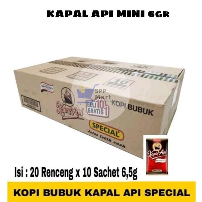 

Grosir Sp1 Kopi Kapal Api Mini 6 Gr ( 20 Renceng ) Dus