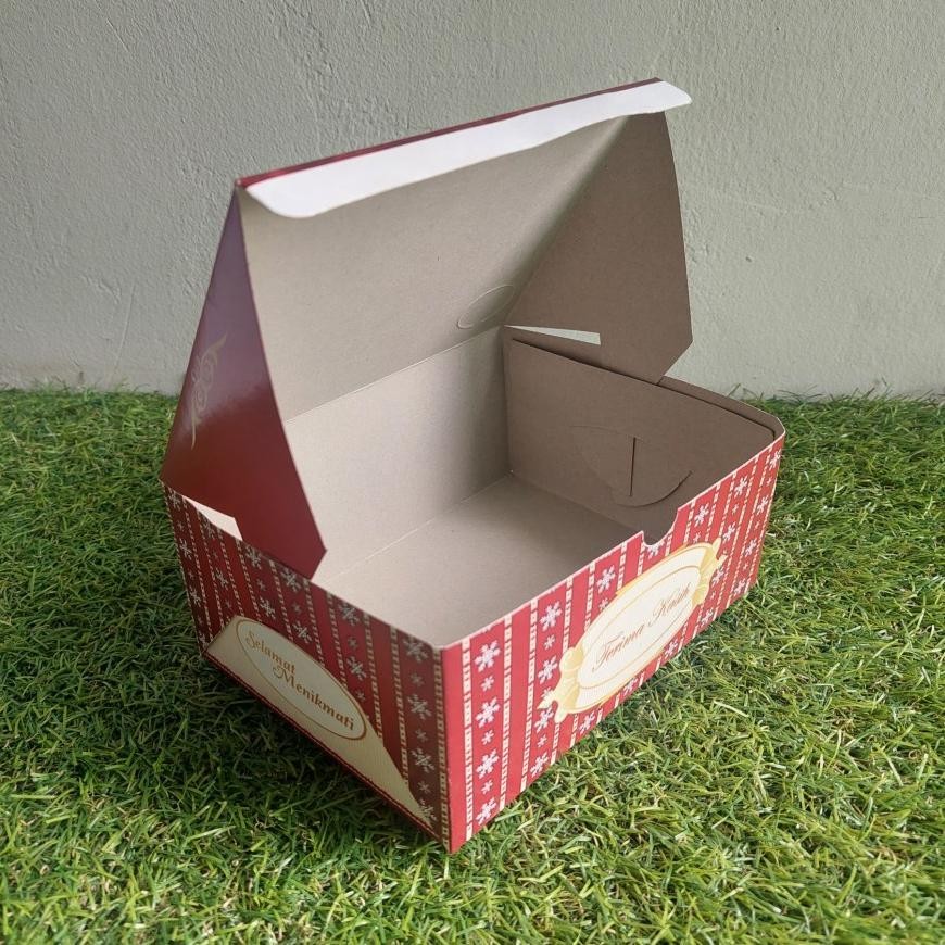 

GTU-712 FE24 [25pcs] Dus Kue Koki 16x12 / Dus Kue Koki 16 x 12 Cm Hemat Termurah
