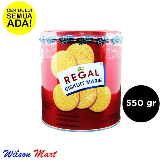 

Sale Regal Marie Biscuits Biskuit 550 Gram Kaleng