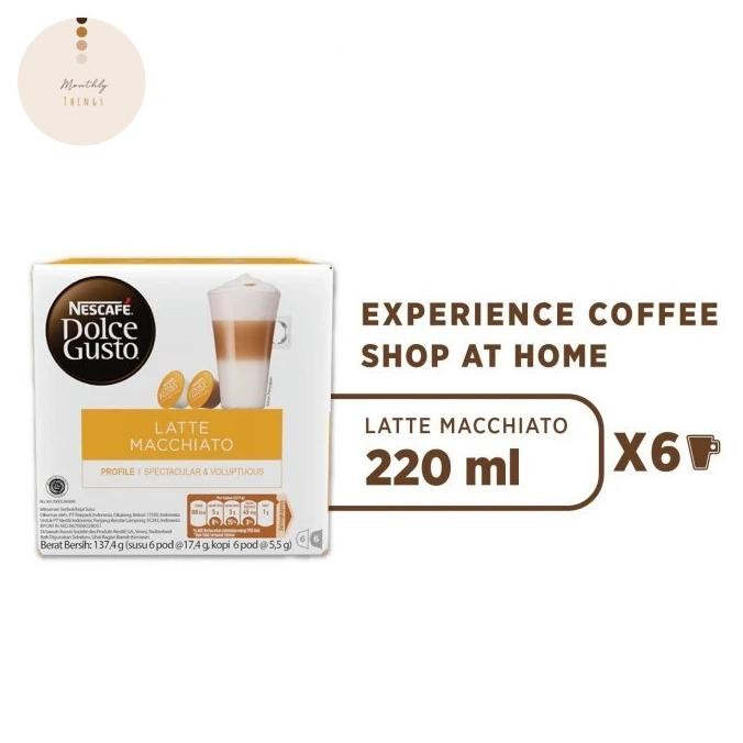 

Murah Nescafe Dolce Gusto Latte Macchiato 12 Capsule Coffee Kopi Kapsul