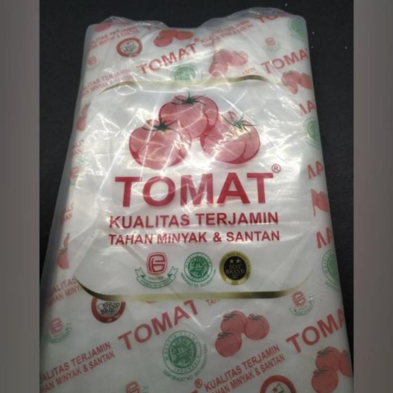 dvc-78 dg-4 Plastik PE Merk Tomat / Plastik Setengah Kilo / Plastik 12 X 25 Murah Terlaris