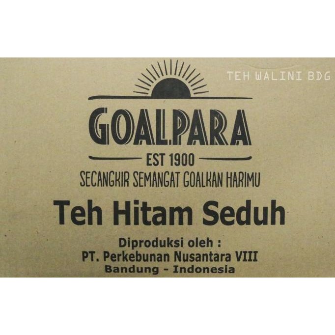 

Sale Teh Seduh Goalpara Black Tea 250G Per Dus/ Karton Isi 32Pc