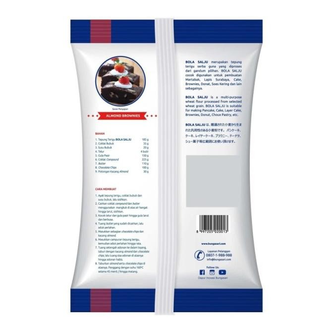 

Promo Bungasari Bola Salju Tepung Terigu Premium Serba Guna 1 Kg X 10