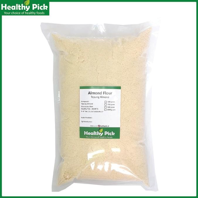 

Promo Tepung Almond Bubuk 1000 Gram 1Kg Almond Flour Keto