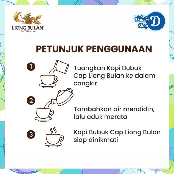 

Grosir Kopi Bubuk Liong Bulan 80G Tanpa Gula Ecer 1 Pouch