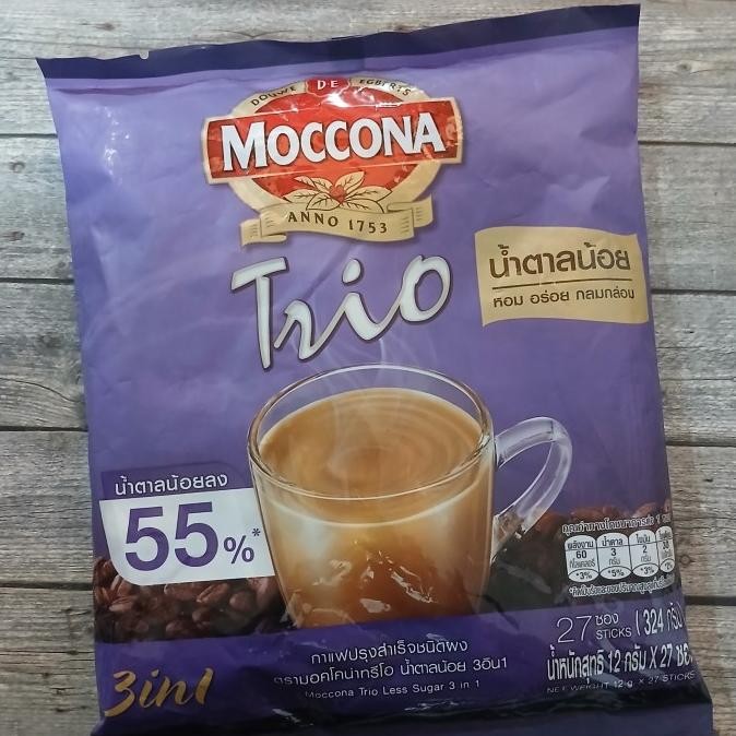

Murah Moccona Trio Less Sugar 3 In 1 Coffee Kopi Bangkok Thailand Nescafe Kopiko