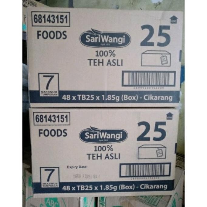 

Sale Teh Sariwangi Kotak Celup Per Dus Isi 48 Box