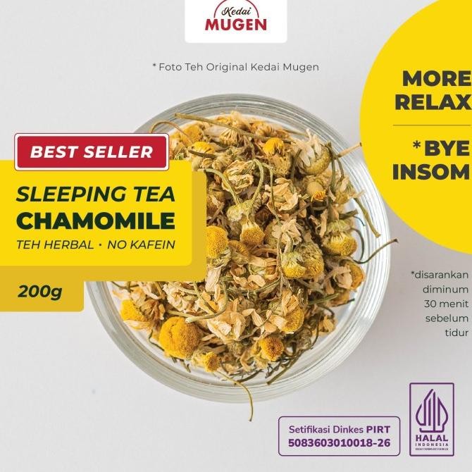 

Promo Chamomile Herbal Tea German Grade/Teh Bunga Camomile Kedai Mugen 200G