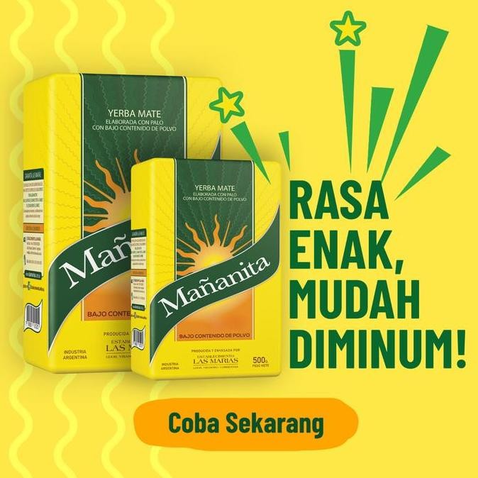 

Grosir Mananita Yerba Mate With Stems 500G | Teh Botanikal Argentina