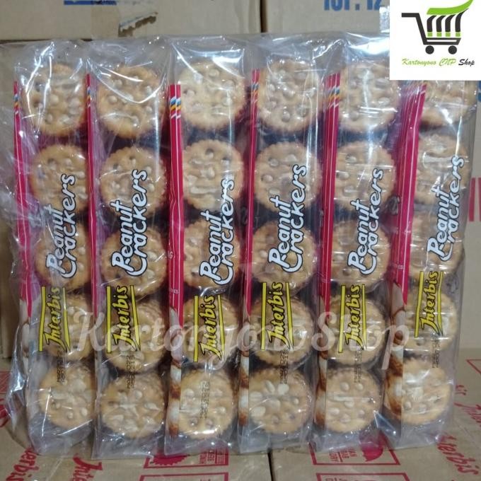 

Promo Snack Biskuit Interbis Kacang Peanut Crackers Per Box Isi 6 Pak