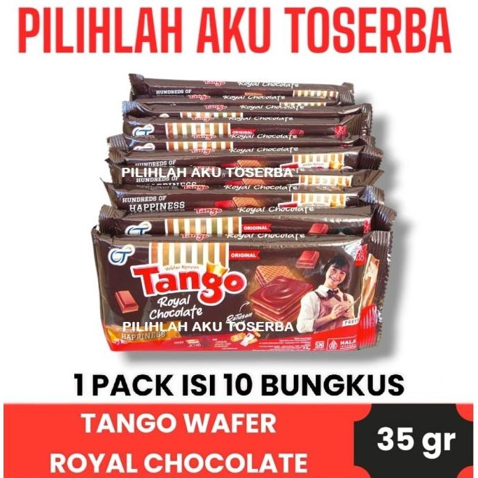 

Murah Tango Wafer Royal Chocolate 35 Gr - ( Harga 1 Dus Isi 6 Pack )