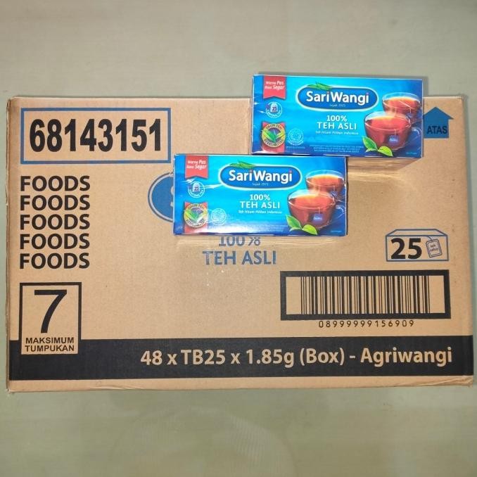 

Murah Sari Wangi / Sariwangi Teh Celup 25S Dos Isi 48 Kotak