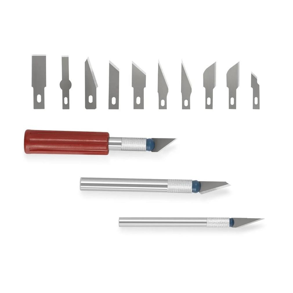 

df-7 SD83 Pisau Ukir Kayu Akrilik Set 13 pcs / Carving Engraving Precision Cutter Knife IKURA Premium Premium