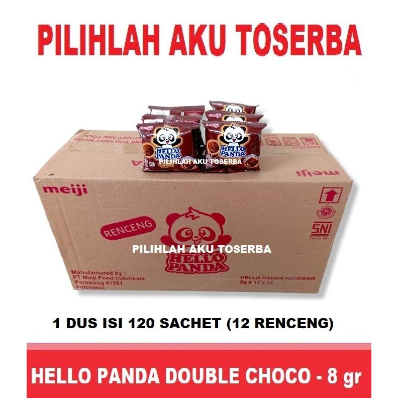 

Murah Meiji Hello Panda Biscuit Double Choco Renceng - (Harga 1 Dus)
