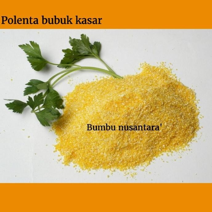 

Grosir Polenta Coarse 1Kg / Tepung Jagung Bubuk Kasar