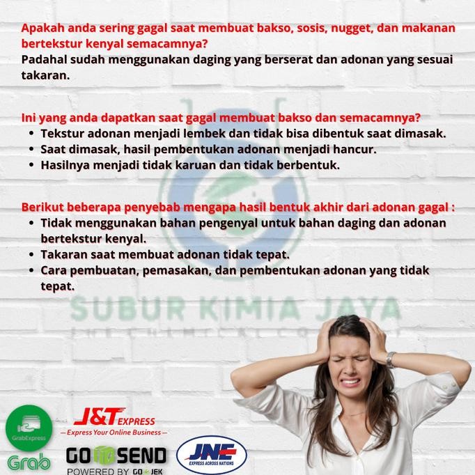 

Murah Pati Tapioka Termodifikasi /Modified Tapioca Starch 1 Zak/Khusus Gojek