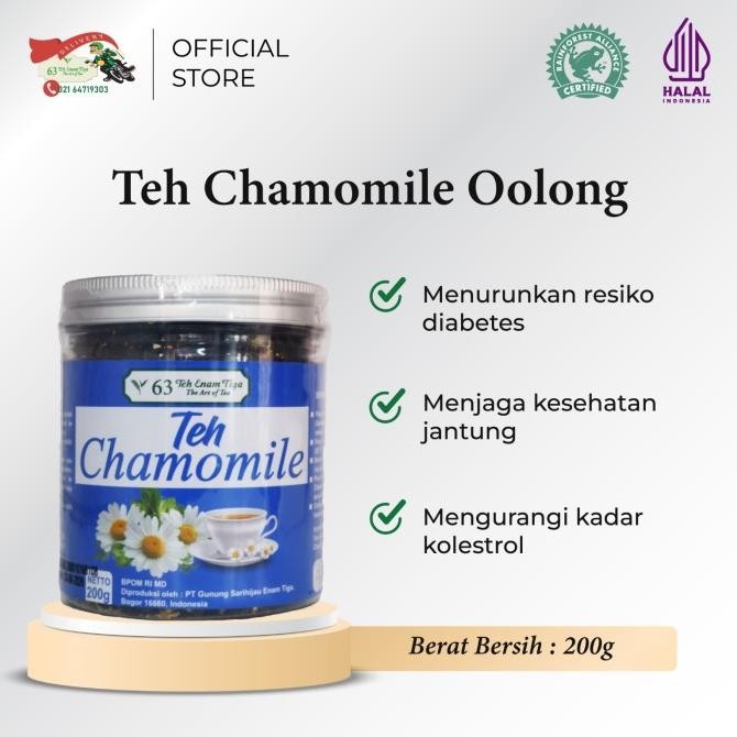 

Promo Teh 63 Chamomile Oolong 200 Gr
