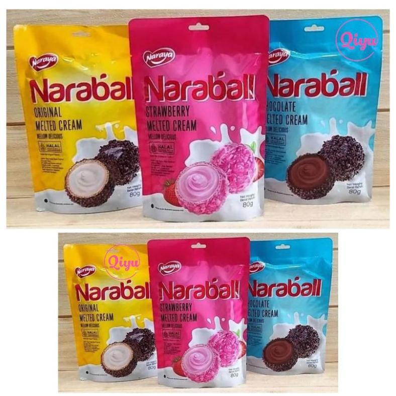 

sa-324 g-24 Naraball Naraya Viral - Naraball Coklat Melted Cream - POUCH 80gr Premium Termurah