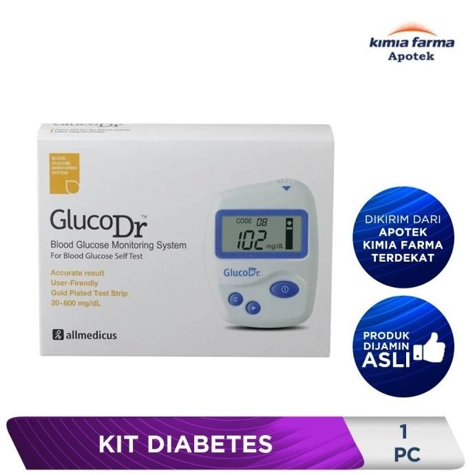 Terlaris Gluco Dr Bio Sensor Agm 2100 / Alat Cek Gula Darah / Kimia Farma Ready Stok