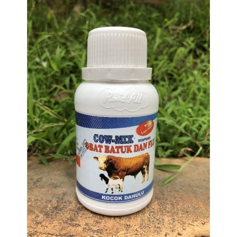 FUZ-611 ed-7 Cow-Mix Cow Mix COWMIX 1 Botol Raid-All Obat Batuk Dan Flu Pilek Untuk Hewan Ternak Sap