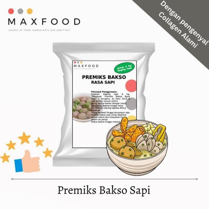 

Bisa Grab! Tepung Bakso Dengan Collagen - Pengenyal Bakso 480 Gram [ Untuk 6Kg Daging ]