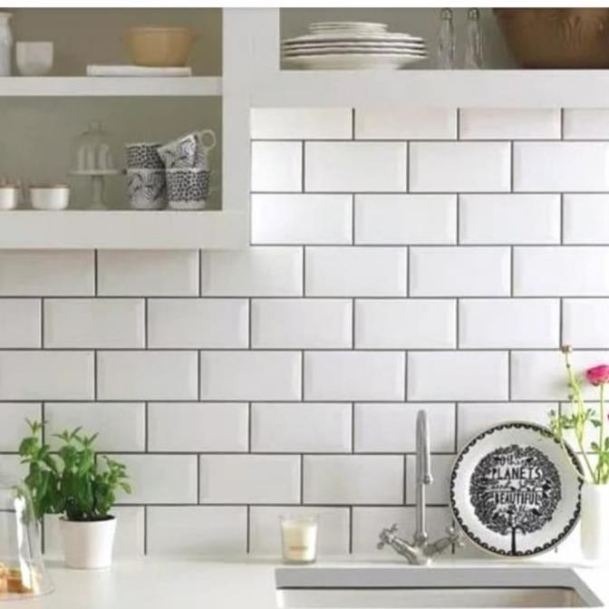 KERAMIK BEVEL - KERAMIK DINDING 10X20 - KERAMIK DINDING DAPUR