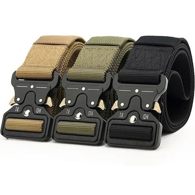 Ori - Gesper Tactical Besi Tactical Belt Metal Build Kopel Army Tactical