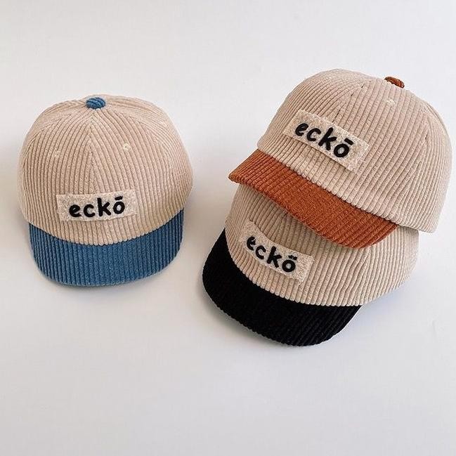 Topi Anak Motif Ecko Usia 0-2 Tahun Ala Korea / Topi Baseball Unisex Berkualitas