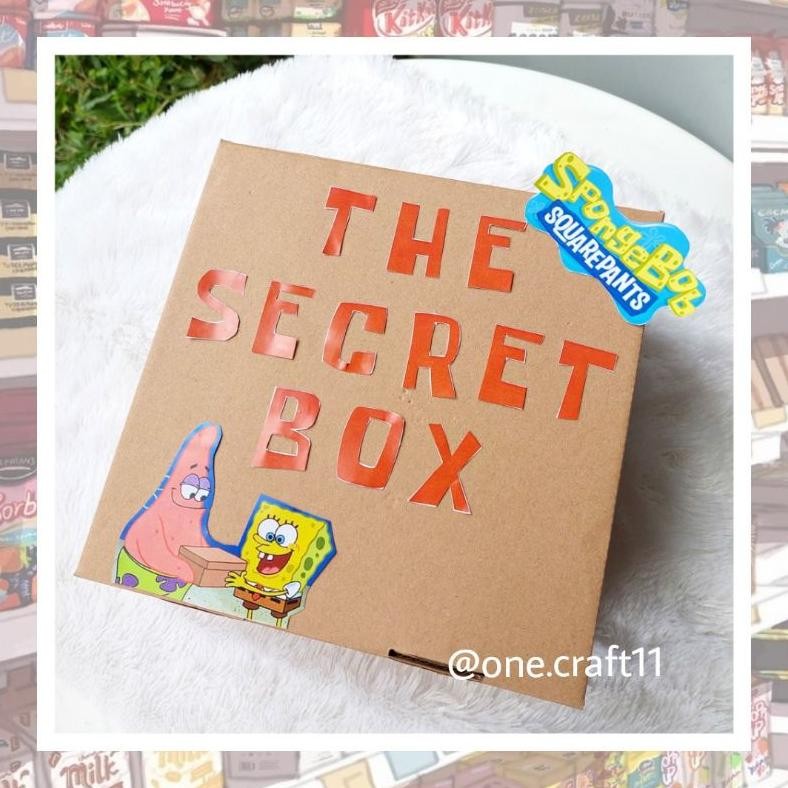 

THE SECRET BOX SPONGEBOB SQUAREPANTS | Snack Box | Snack Hampers | Kado Wisuda | Kado Ulang Tahun | BACA DESKRIPSI