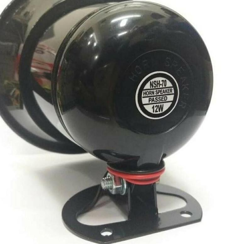 Speaker Pengeras Suara Pedagang Keliling 12 Watt Corong Toa Kecil Horn Speaker Kecil Bulat
