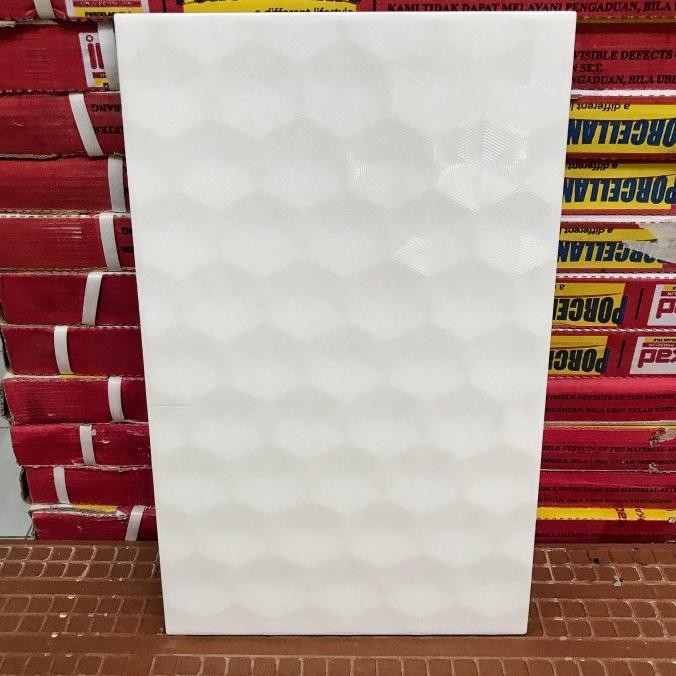 Keramik dinding 25x40 motif hexagon/ keramik dinding kamar mandi/dapur