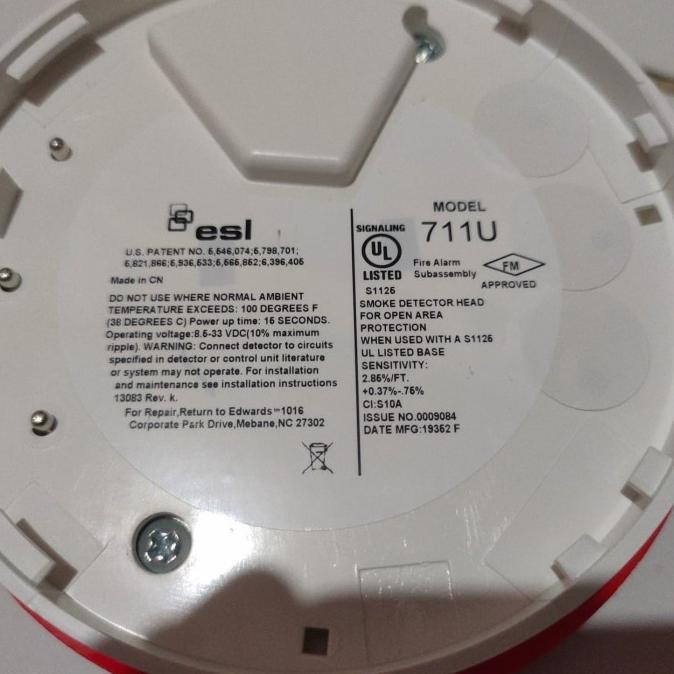 Smoke Detector Esl 711U