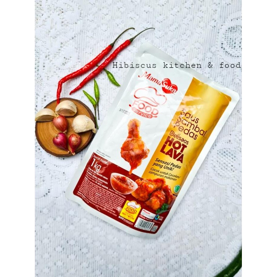 

Mamasuka - Delisaos Hot Lava 1 kg // saus sambal pedas nUg