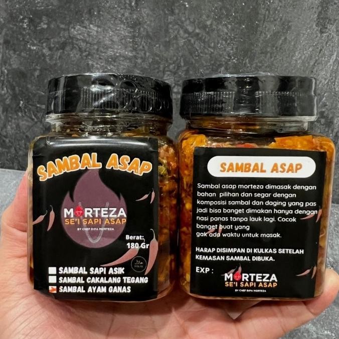 

sambal asap morteza 180gram nUg