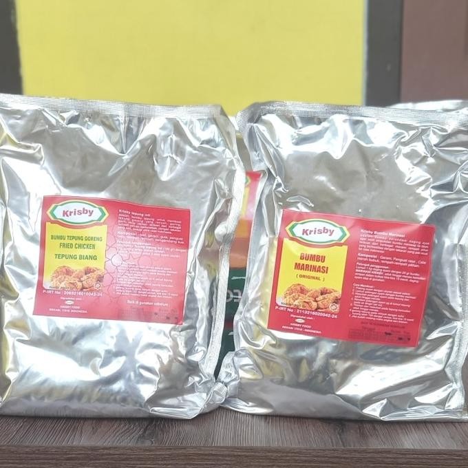 

Bumbu Fried Chicken Lengkap , Marinasi Dan Tepung Biang