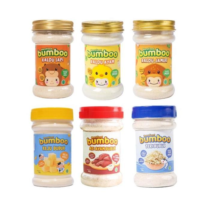 

BUMBOO Kaldu Mpasi Tanpa Gula Garam No MSG | Kaldu Jamur , Ayam, Sapi | Bumboo Bubuk Keju | Kaldu Anak Soup nUg