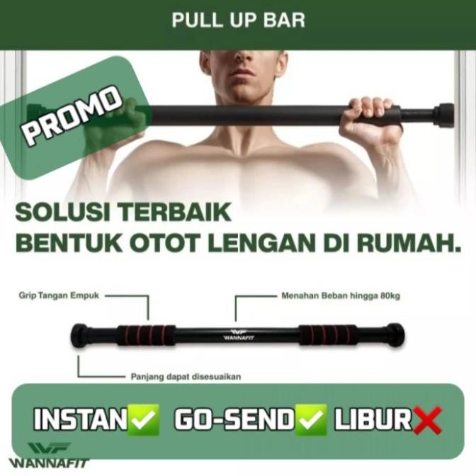 WANNAFIT pull up bar PullUp Door Chin Up Bar Alat Body builder