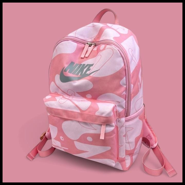 Terlaris Tas Ransel Perempuan Nike Pink Backpack / Tas Sekolah Anak Remaja Dewasa Kantor Best Seller