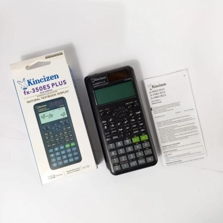 

Terbaru Paling Laris! Kalkulator SCIENTIFIC KINCIZEN FX-350ES PLUS Calculator Sekolah Kuliah Terlaris Original