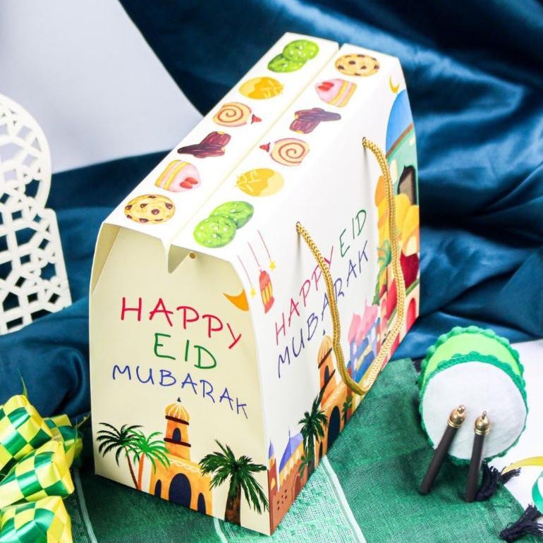 

(ISI 10 PCS) KOTAK HAMPERS LEBARAN 2024/BOX SOVENIR