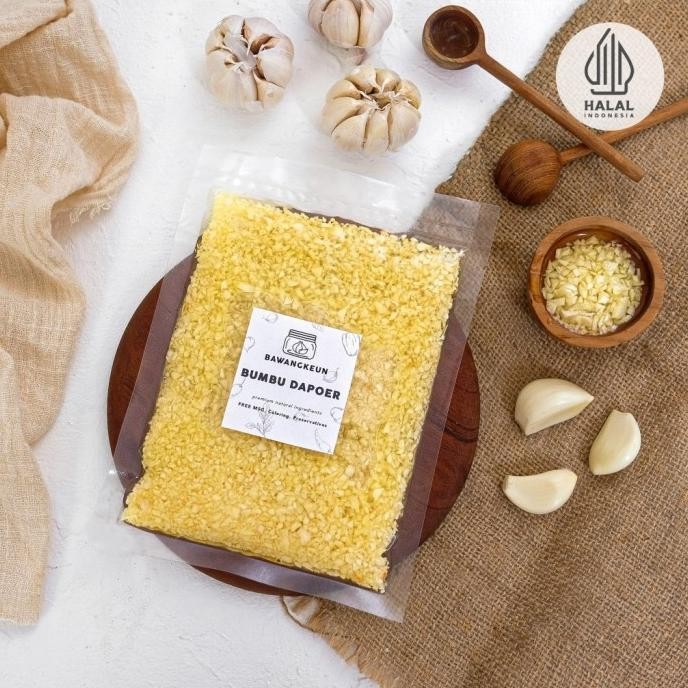 

Refill Bawang Putih Cincang Dalam Minyak by Bawangkeun Bumbu Baceman Minced Garlic nUg