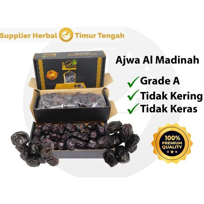 

[KURMA AJWA ASLI] AJWA MADINAH/STOK BARU/JAMINAN KUALITAS nUg