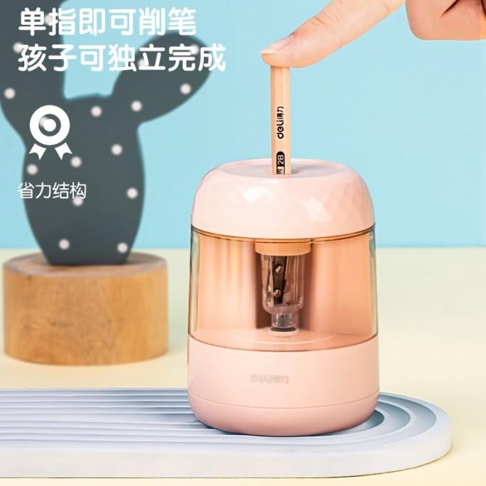 

deli rotary sharpener / rautan elektrik rautan pensil otomatis va100 termurah