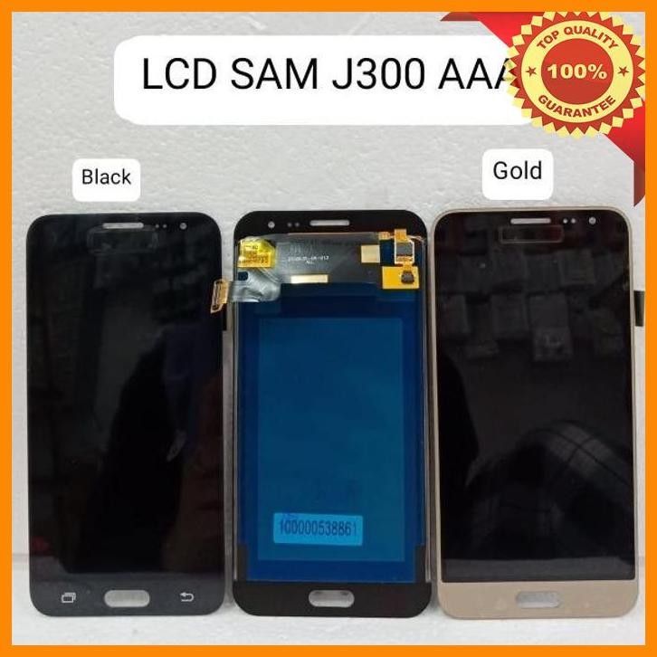 [sho] lcd sam j300/j320 hitam gold aaa