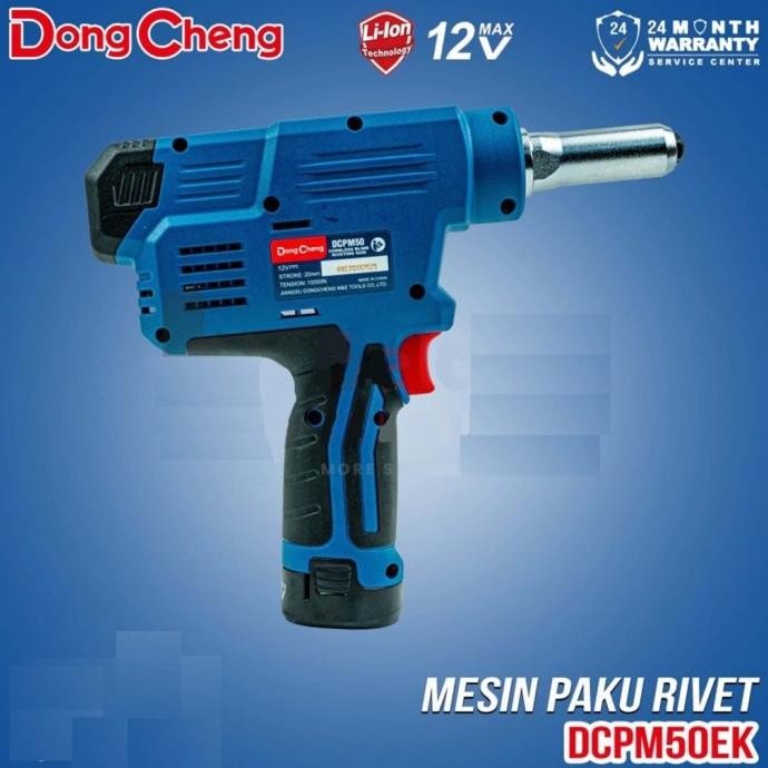 Sale Dca Adpm40E Rivet Gun Cordless Mesin Ripet 12V Blind Rivetter Otomatis