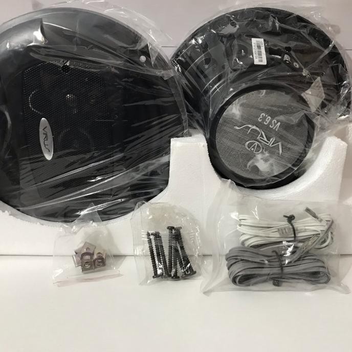 Speaker Coaxial Venom Virus VS 6.3 Speaker Pintu Mobil Venom Virus