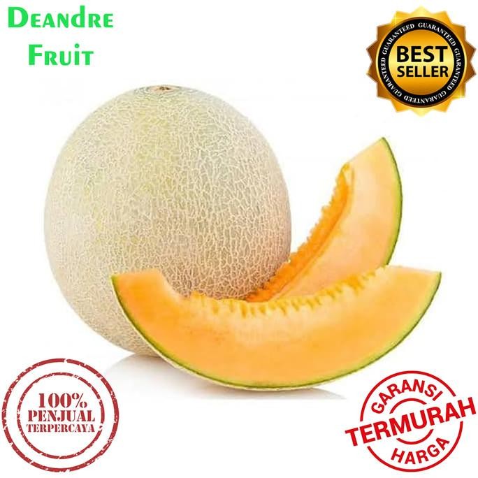 

GROSIR MURAH 1 buah Melon Orange Premium Melon Merah Rock Melon fr nUg