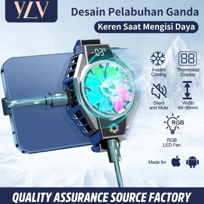 ASLI FUNCOOLER X9 FAN COOLER RADIATOR PENDINGIN COOLER HP FAN GAMING