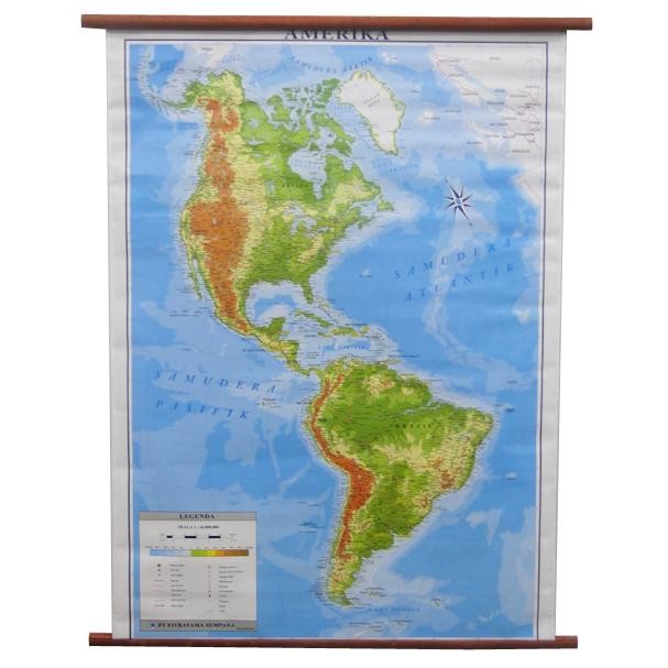 

Peta Benua Amerika (Bingkai) murah